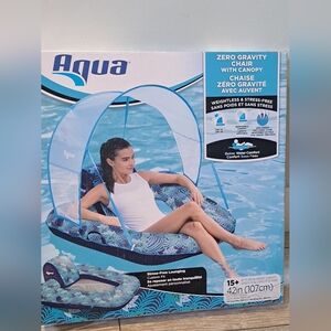 Brand New Aqua Zero Gravity Chair with Canopy